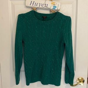 Talbots Sweater - Green - MP Petite